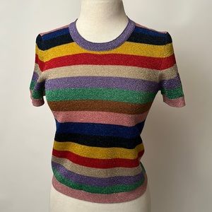 Alice + Olivia Metallic Sweater XS, mint condition from Nordstrom